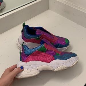 JEFFREY CAMPBELL GLITTER SNEAKERS